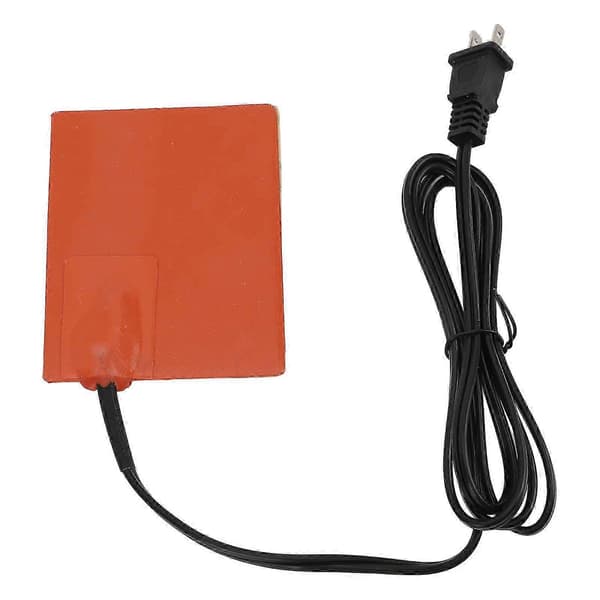 Silicone Heating Mat Silicone Rubber Heating Pad Electric Blanket Flexible Mat 102X127mm