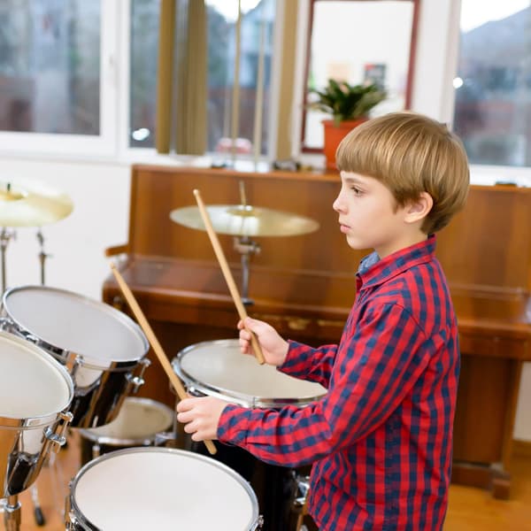 Classic Drum Set, 4 Pairs Maple Drum Sticks, Wire Brush and Rod Drumsticks with Storage Bag