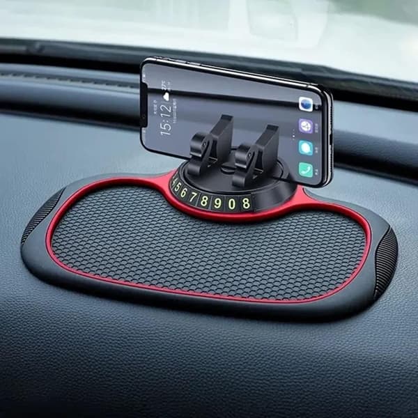 Universal biltelefonholder Multifunksjonell dashbordtelefonholder matte Sklisikker biltelefonpute