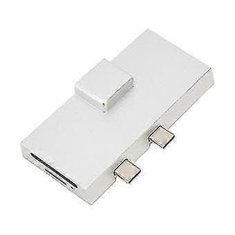 USB C-hub til Surface Pro 8 9 X - Dobbelt USB C-udvidelseshub med 7 porte - 5 Gbps dataoverførsel - Plug and Play