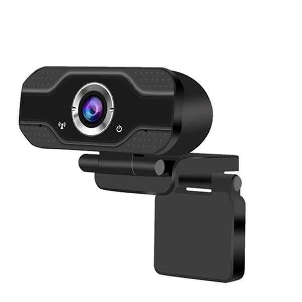 1080p Full HD USB-webcam til PC, stationær og bærbar computer med mikrofon/fhd