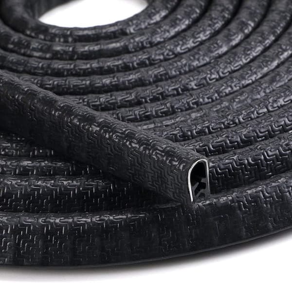 5m Car Door Protector - PVC Anti-Collision Strips, Edge Guard - Easy Installation - Black