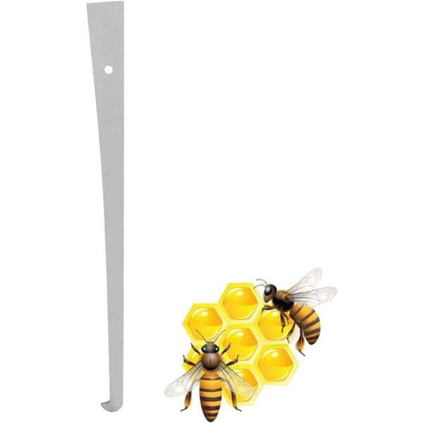 Beehive Scraper in Stainless Steel, Tool for Scraping Honeycomb Frames, Beekeeping Equipment, Beekeeper Supplies