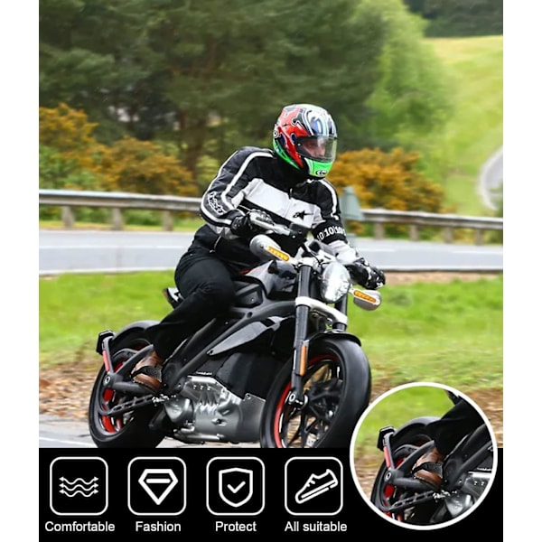 2 st Motorcykel Växelskoöverdrag, Halkskyddande Stövlskydd Växelskoöverdrag, Växelskotillbehör
