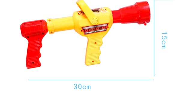 Firefighter Water Gun, Size approx. 40 cm with adjustable nozzle
