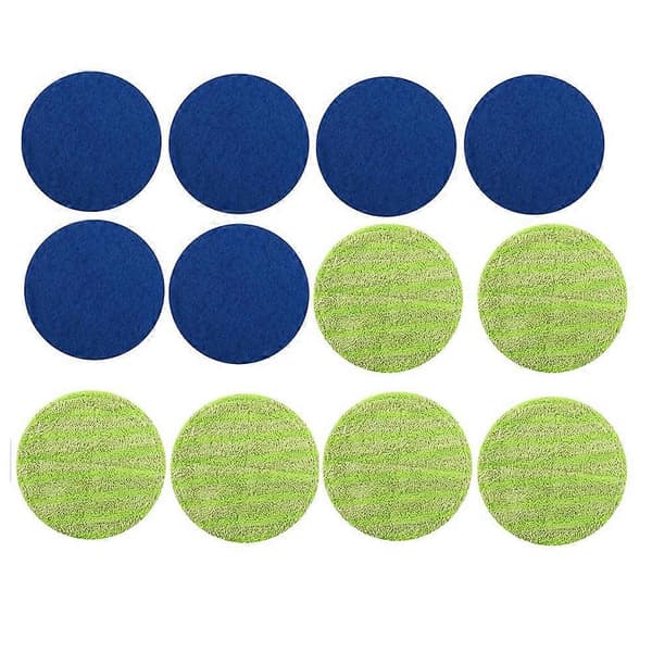 4 stk. dampmoppepuder til ThermaPro 10-i-1 og ThermaPro 211 dampmopperenser mikrofiber Pur Steam