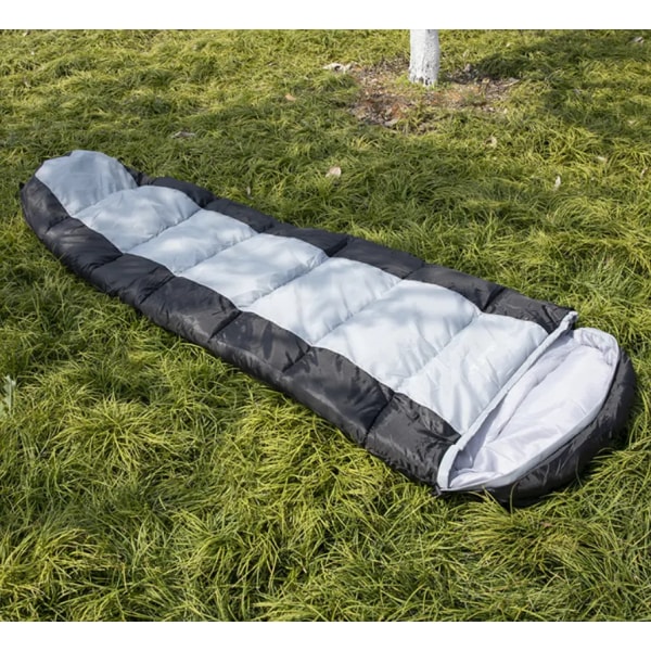 Grad F hydrofob dunsovsäck för vuxna - Lätt och kompakt 4-säsong mumieväska för backpacking, camping, bergsklättring och annat outd