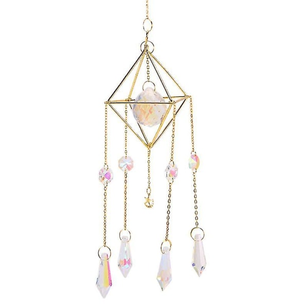 Crystal Rainbow Suncatchers Glass Anheng Hengende Ornament Prisme Ball Sun Catchers Vegg Vindu Yard