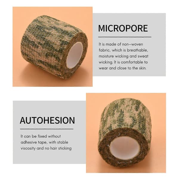 Ulkoilu Pyöräily Camo Wrap Metsästys Naamiointi Stealth Teippi Camo 2