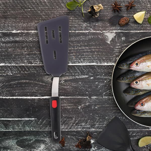 3 stk silikonstekespade sett gjenbrukbare non-stick gryte- og stekespader