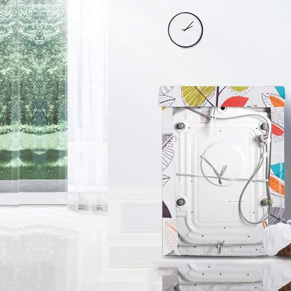 Washing Machine Cover, Washer/Dryer Cover for Front Load Machine Waterproof Dustproof Thicker with Rolled Edge