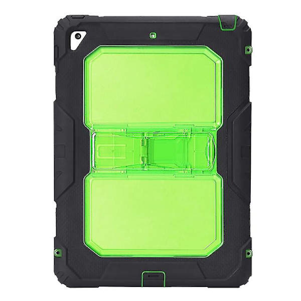 Robust børnecover til iPad 9.7\" 2017 5. generation med skulderrem, grøn