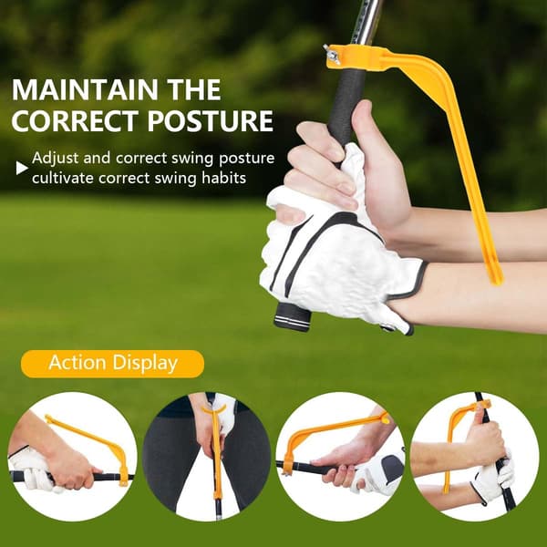 2-piece Golf Training Aid Set, Swing Correction Training Tool, Golf Accessories