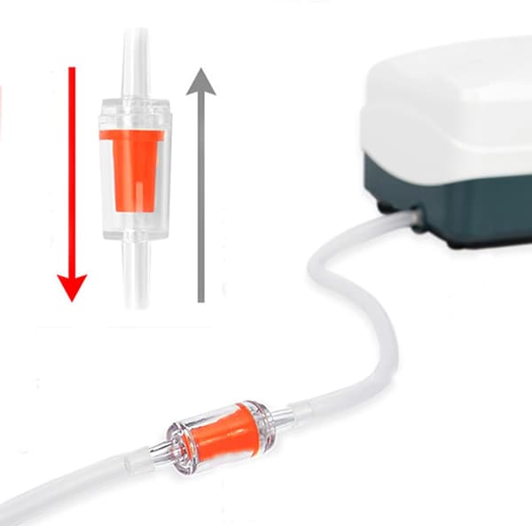 Kontrollventiler for akvarieluftpumpe, kontrollventiler for akvarieluftpumpe, enveis kontrollventil for akvarium (10 stk)
