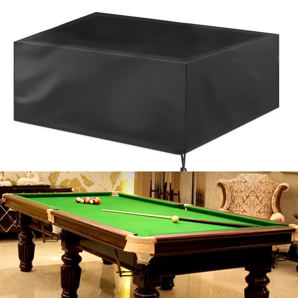 Billardbordsdækken, Sort 7 Ft Beskyttelse Fuld Dækning Billard
