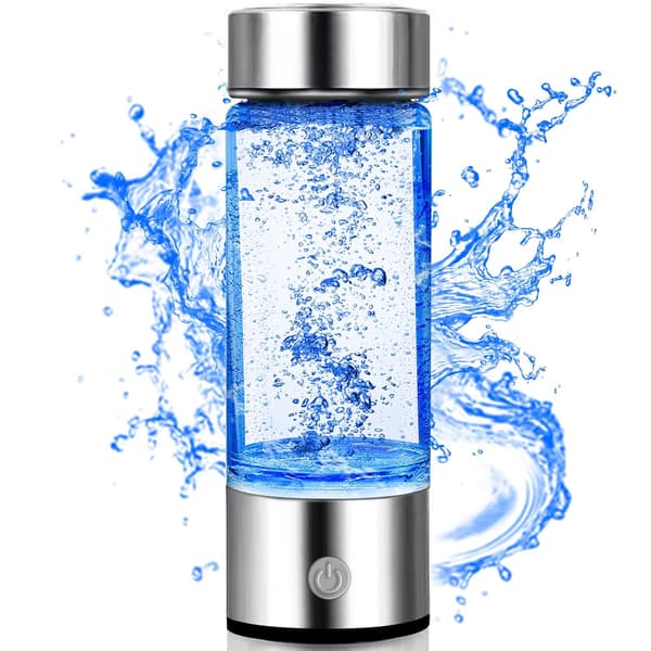 Hydrogen Generator Water Bottle, Real Molecular Hydrogen Rich Water Generator Ionizer Machine Bottle with SPE Chamber Technology Hydrogen Water