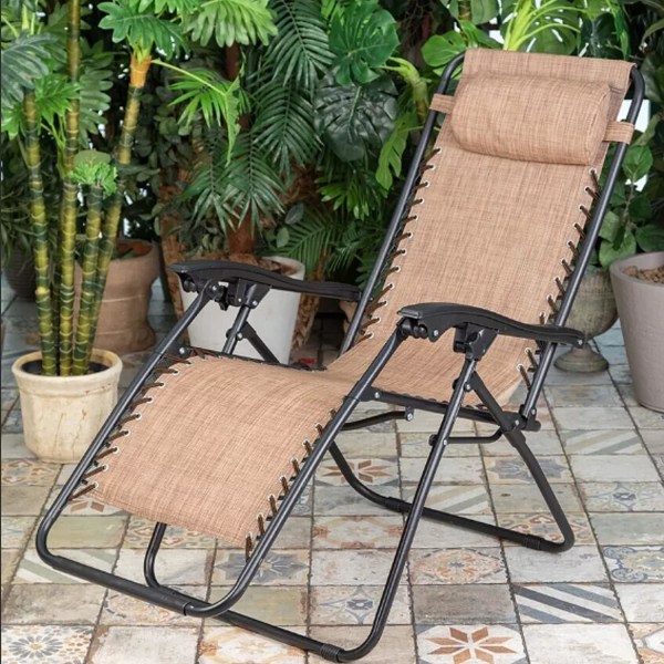 4-pak brune snørebånd til hvilestole, havestole til udskiftningssnore til udskiftningssnore til udendørs hvilestole, anti-tyngdekraftsstol