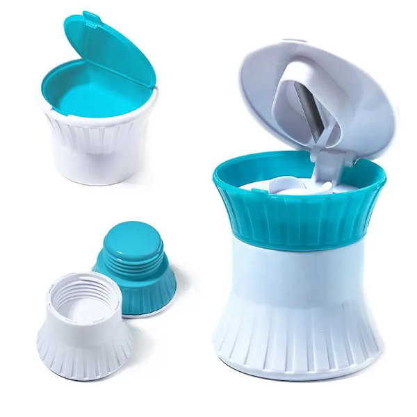 Pillskrossare, Kutter, Splitter, Kvarn - [3 i 1] - Pillskrossare, Pulverisator - Tablettkutter med Liten Pillaskrin - Pillsbrytare