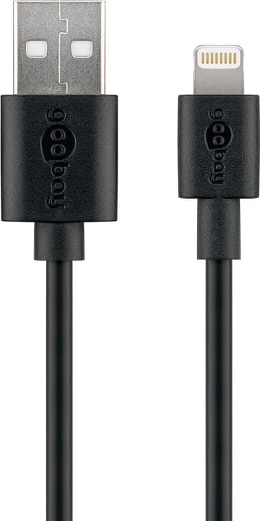 Apple Lightning ladesett (5 W) Svart