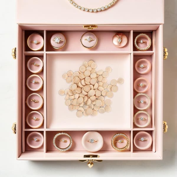 100 stk. DIY træhalvperler 10 mm naturlige ubehandlede halvkugleformede håndværksperler