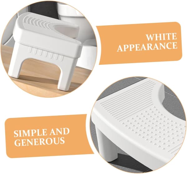 Non-slip Toilet Stool for Adults Portable Bathroom Stool Function Suitable