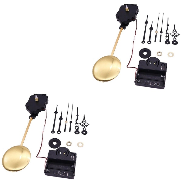 3 Sæt Svingende Pendul Bevægelse DIY Musikboks Ur Reparationskit Ingen Batteri 2 Sæt 12,5X0,3cm 2 Sets 12.5X0.3cm