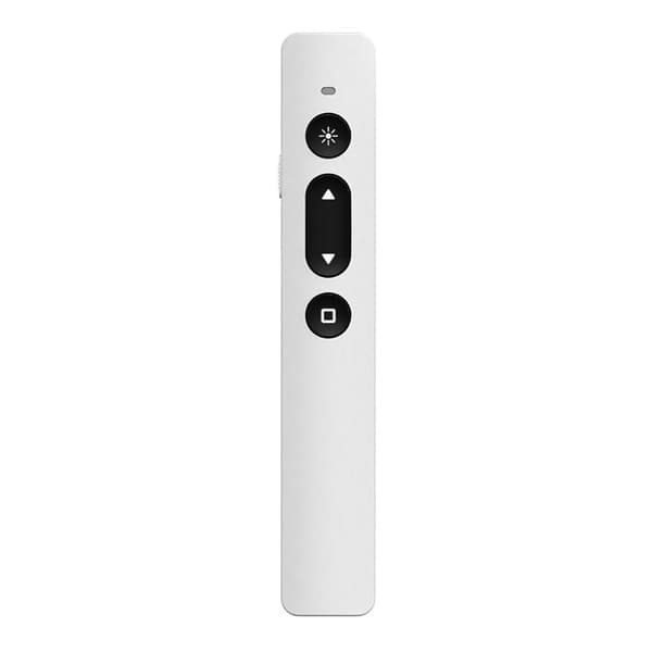 Clicker with Red Laser Pointer for Presentation, USB Rechargeable Presentation Clicker, 2.4 GHz, Wireless Remote Control