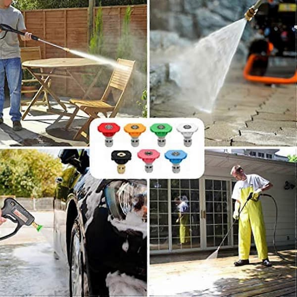 Pressure Washer Nozzles 1/4 Inch Quick Connect 4000 Psi