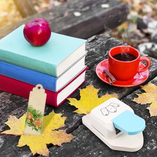 Label Shape Punch Embossing Machine for Scrapbooking Supplies 3.8 cm to 6.4 cm Label Width