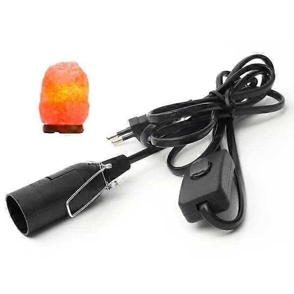 Kabel med strømafbryder til saltlampe - 1,8 m - Fatning til saltlampe