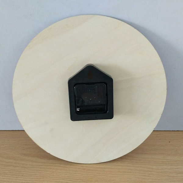 Quartz Wall Clock Original Silent Art Simple Wood Section A