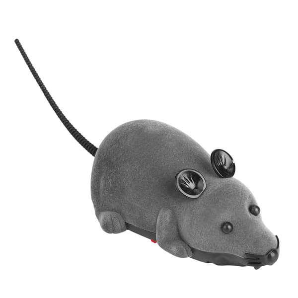 Funny Cat Remote Control Wireless Mouse Toy Grey