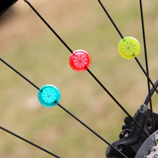 15PCS Bike Wheel Lights Bike Spoke Lights Waterproof Bicycle Wheel Lights for Safe Cycling, Easy to Instal