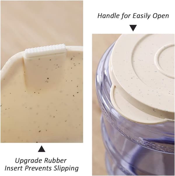 Automatic Feeder and Water Dispenser for Dogs and Cats, Gravity Refill, Easy Cleaning, Self-Feeding. White White