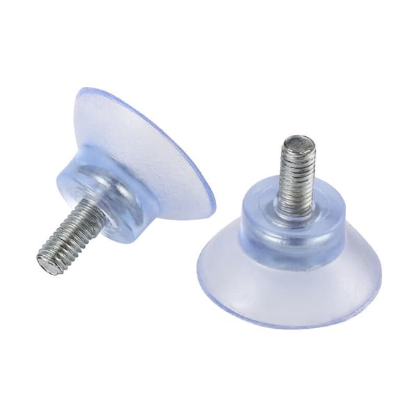 4 x imukuppia ? 32 mm 6 mm kierteellä läpinäkyvillä muttereilla