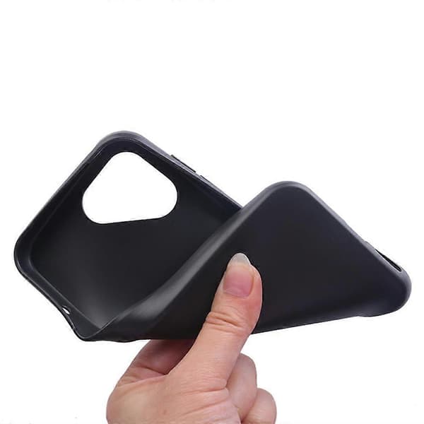 Black Case with Matte Finish for Fairphone 5 - Protective TPU Mobile Case