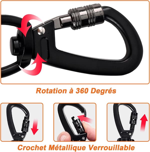 Dog Training Leash, 5M Dog Training Line, Long Leash with Padded Handle for Small, Medium and Large Dogs
