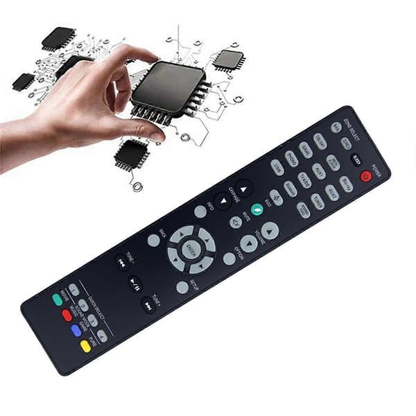 Erstatningsfjernkontroll RC-1244 for AV Surround Receiver RC-1244 Fjernkontroll
