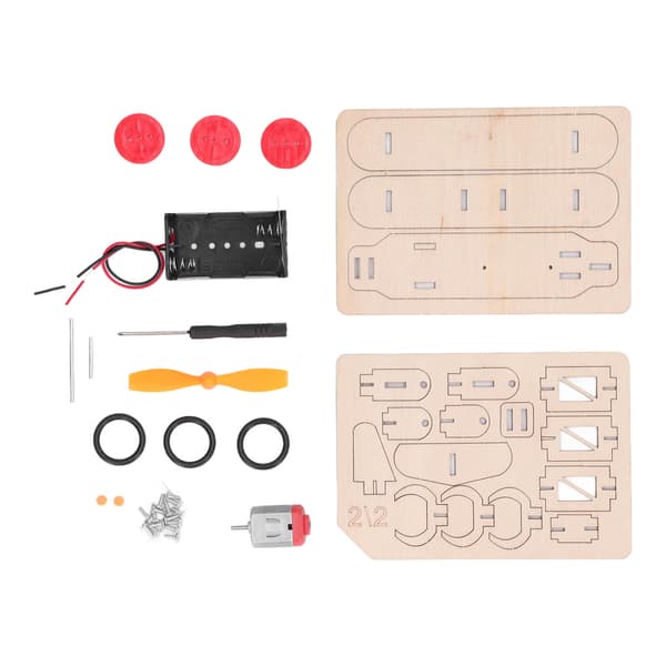 Electric Wooden Glider, DIY Model Building Kit for Kids, Science Experiment
