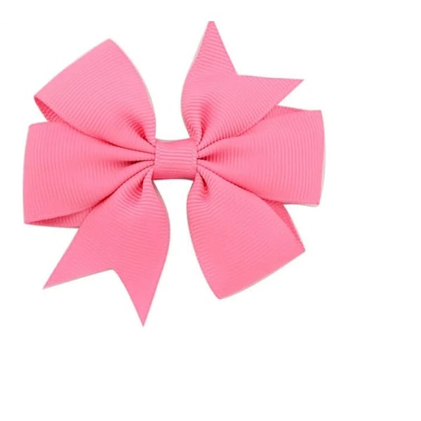 5 olika färger Färger Baby DIY Grosgrain Ribbon Bows Hårband Dekorativa Handgjorda Satin Bows Klänningstillbehör