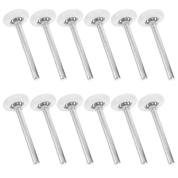 Replacement Wheels for Garage Doors Sliding Door Pulley Roller for Residential Use Smooth Operation Round 12pcs