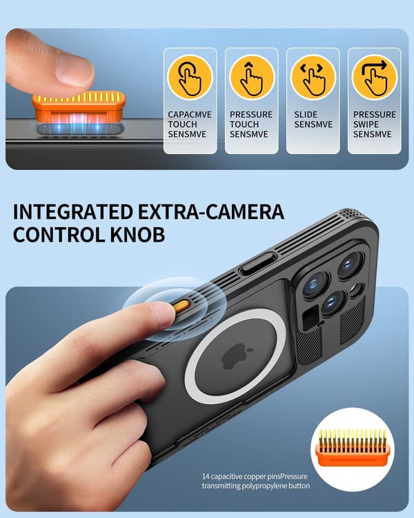 iPhone 16 Pro Case, Waterproof, iPhone 16 Pro Phone Case, IP68, Waterproof, Protective Case with MagSafe, 360 Outdoor Case, Shockproof, Dustproof