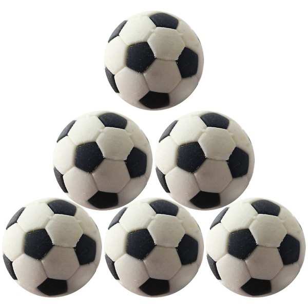 6st Mini House Fotbollsfigurer Mini House Fotboll Ornament Docka Mini Fotboll Dekorationer2,3X2,3CM 2.3X2.3CM