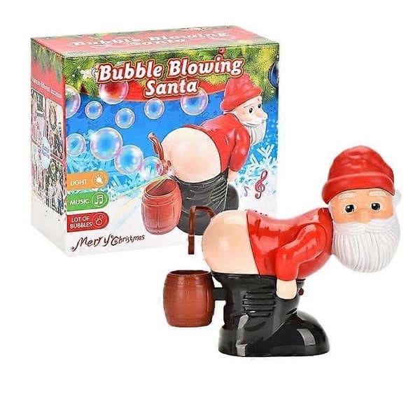 Christmas Fun Santa Electric Bubble Blower Machine Leak-Proof Machine Bubble