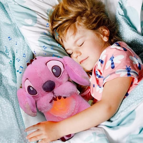Stitch Beroligende Plyslegetøj, Afslappende Legetøj, til Børn Voksne Sovende - Pink