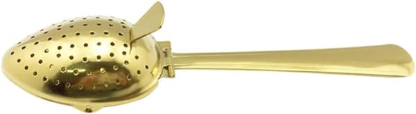 Te-si Snap Ball Te-si i rustfrit stål Si-filter Infuser til løs bladte Guld 2 stk