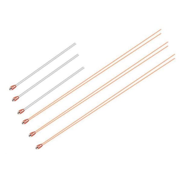 50 stk. NTC 3950 1% 100K Ohm termistor højpræcisionssensor til 3D-printerudskrivning Reprap Hotend Mk2A Mk2B10K guld