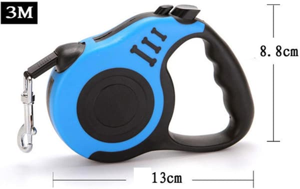Retractable Dog Leash, Automatic Telescopic Nylon Pet Traction Leash for Small and Medium Cats, 360° Tangle-Free