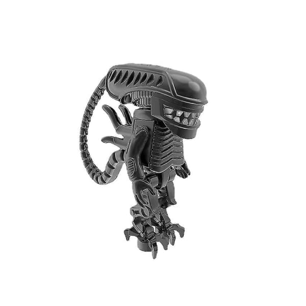 8-pak Predator Series Alien Minifigurer - Samleobjekt Byggeklodslegetøj