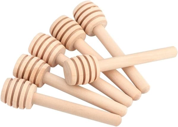 50 stk Mini Trepinner for Syltetøy og Honning (8cm)